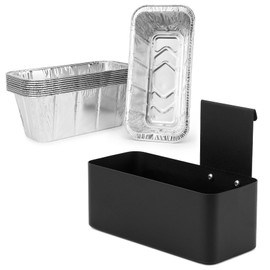 Stanbroil Grease Drip Pan with 10-Pack Disposable Foil Liners, Compatible with Earlier Versions of The Blackstone 28"and 36" Griddle