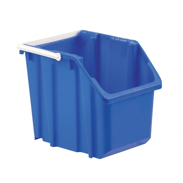 Stack and Nest Bin, 14-7/8 in. L, Blue