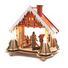 LED Christmas House Wooden Feeder Original Wichtelstube Collection Christmas Decoration