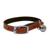 JK Cat Collar Real Leather with Safety Elastic, Bell, Available