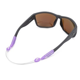 Pilotfish No Tail Adjustable Eyewear Retainer Cable Strap: Sunglasses, Eyeglasses, Glasses (16 Inch, Purple Coral)
