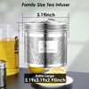 TEEMADE 2 Packs Extra Large Tea Filters for Loose Leaf