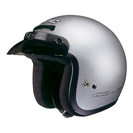HJC Helmets CS-5N Helmet (Silver, X-Small)