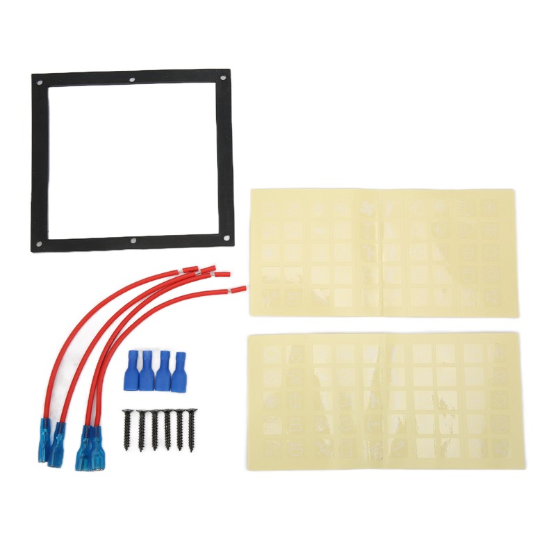 4 Gang Rocker Switch Panel LED Waterproof Dual USB Charging