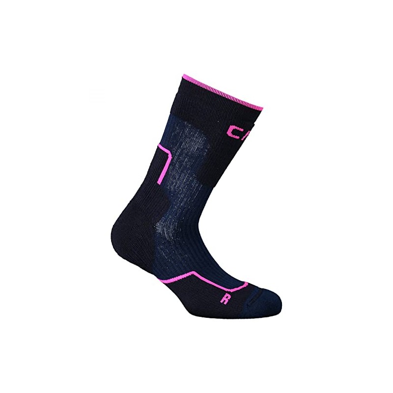 CMP - Medium Kids Wool Hiking Socks Blue Ink Purple