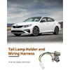 JadeBirch Tail Light Bulb Socket & Wiring Harness Fit for