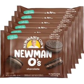 Newman's Own Newman-O's, Chocolate Crème Filled Chocolate Cookies, 13-Ounce Packages (Pack of 6)