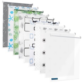 TEXMAXX® Shower Blind for Bathtub with Side Pull - Various Widths / Shower Curtain Bathtub Curtain / Bath Curtain - 120 cm Wide x 240 cm Including Accessories - Ornament Motif