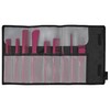 JAGUAR A-LINE BERRY 9-Piece Antistatic Comb Set with Storage Case
