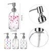 Simple Glass Soap Dispenser with Rust Proof Pump,Kitchen Dish soap