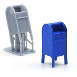 Micro-Mark Post Office Collection Boxes, O Scale, by Scientific, Package of 8 for Miniature model layouts