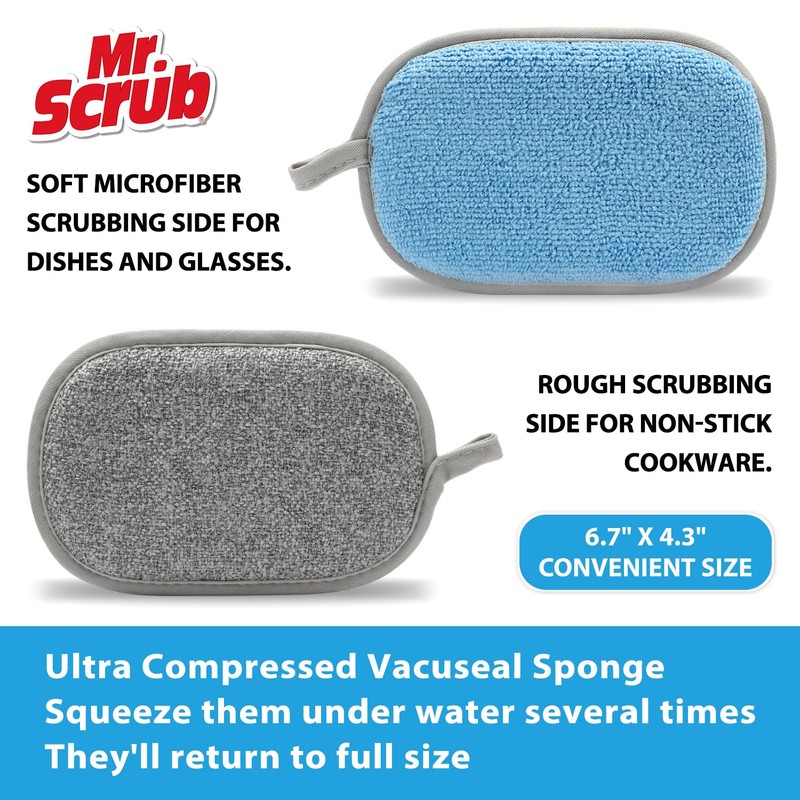 All-Purpose Sponges Kitchen, Non Scratch Dish Sponge for Washing Dishes