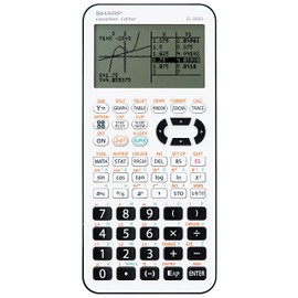 SHARP SH EL 9950 Graphing Calculator 7-Digit Display 827 Functions D.A.L Input White / Black
