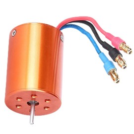 RC Motor, 3800KV High Performance Metal Motor 2838 RC Accessory Fit for 1/12 1/14 RC Car Boat 2.3mm Shaft