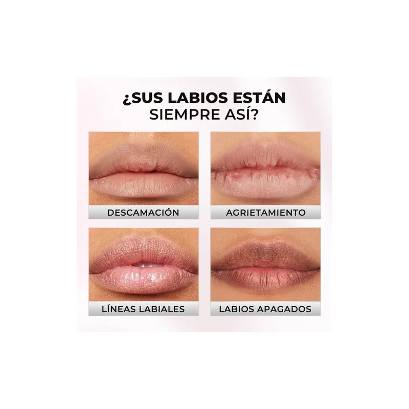 Labial Brillo Con 4d Ácido Hialurónico Resistente Al Agua