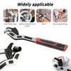 Wjelet Self Locking Wrench 6", Function Adjustable Spanner Chrome-Vanadium Steel,