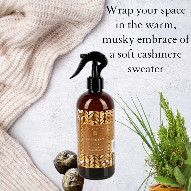 Abbey & Sullivan Linen Spray, Cashmere, 16 oz.