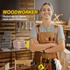 PIPIZ Woodworking Apron for Men, 16oz Waxed Canvas Apron with