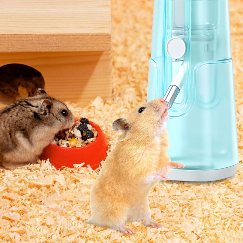 Rabbit Drinker, 120 ml Drinking Bottle for Hamsters, Drip-Free Water
