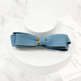 Burnaby Slim Light Blue Ribbon Banana Pin / 버나비 슬림 연청 리본 바나나핀