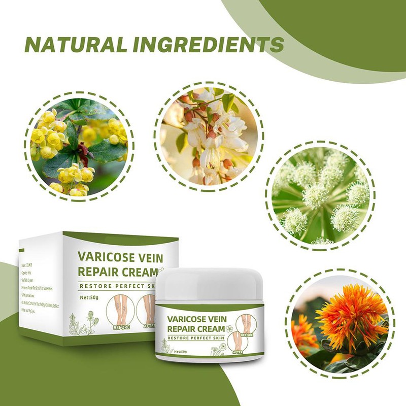Varicose Veins Cream Natural Ointment for Varicose and Spider Veins