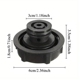 Radiator Expansion Water Tank Cap, Coolant Tank Cap Cover, Compatible with Ford Fiesta Focus C-Max Mondeo, Durable Pressure Sealed Coolant Cap 3M5H8100AD LR000243 LF5015205A 1301104