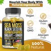 Sea Moss, Black Seed Oil, Ashwagandha, Ginger, Shilajit Gummies with
