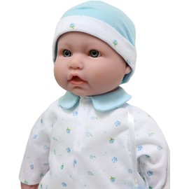 JC Toys, La Baby 16-inch Washable Soft Body Blue Play Doll - For Children 2 Years Or Older, Designed by Berenguer