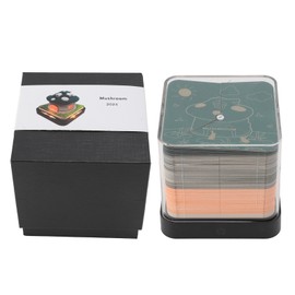 3D Memo Pad Calendar Innovative Funny Exquisite Hand Crafted 3D Paper Sculpture Notepad for Sticky Note Home Decor Green