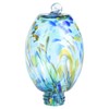 Hummingbirds Water Feeder Colorful Painting Glass Bird Feeding Tool for