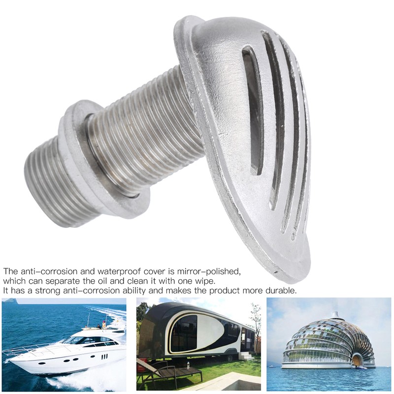 MJS023 Stainless Steel 316 Marine Boat Intake Strainer ThruHull Water