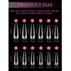TOROKOM Nail Dual Forms for Poly Gel, 120P Quick Extension