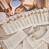 50 soap bags mesh exfoliating, 100% natural sisal soap pouch,