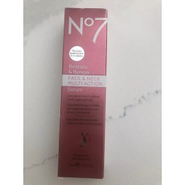 No7 Restory & Renew Face & Neck Multiaction Serum 1 Fl. Oz.