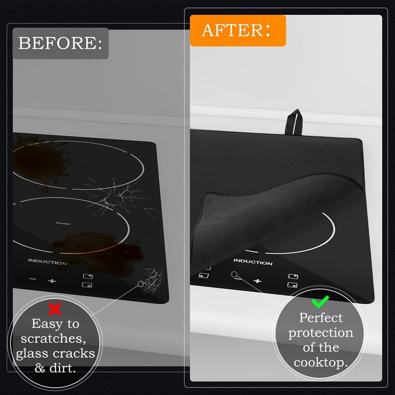 Ceramic Hob Cover Plate, Fireproof and Waterproof Hob Cover Plate,