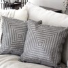 Madison Avenue Pillow, Glass Rhinestones in Dazzling X Pattern, Statement