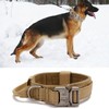 Tactical Dog Collar, Military Nylon Dog Collar Thick with Handle