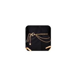 MODRSA 4pcs Belly Chain Waist Chain for Women Silver Waist Jewelry for Women Waist Chain Jewelry Silver Belly Chain Multi Layered Stomach Chain Jewelry Body Chain