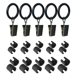 Luckupper Luckupper Garden Flag Clips and Stoppers - Anti-Wind Accessories - C Clamp and Stainless Steel Clip with Loop for Garden Flag Holder Stand
