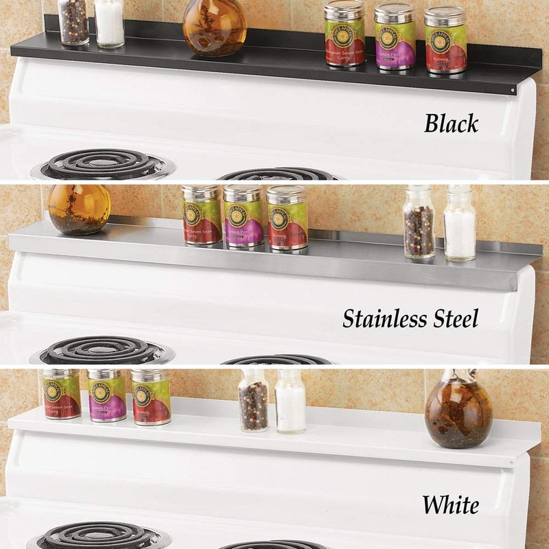 30" Magnetic Range Top Shelf - Stainless Steel