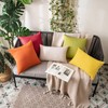 Miulee Set of 2 Waterproof Cushion Covers, Outdoor Sofa Cushion