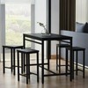 LinkRomat Dining Table Set for 4, 5 Pieces Bar Table