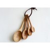 Lautechco? 4pcs/set Japanese Style Wooden Measuring Spoons Set Healthy No