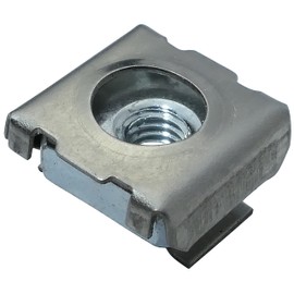 AERZETIX - C19230-10 x Cage Nuts - M3 L9.5mm H5.2mm - for Sheet Metal - 0.3-0.9mm