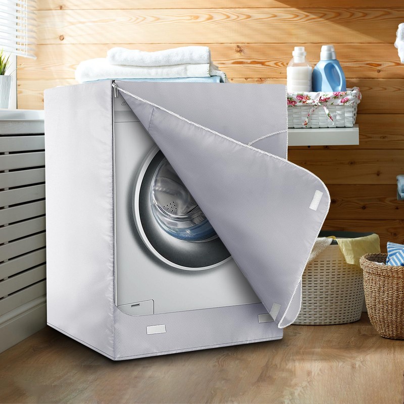 AKEfit Washer/Dryer Cover for Front Load, Washing Machine Cover Waterproof,