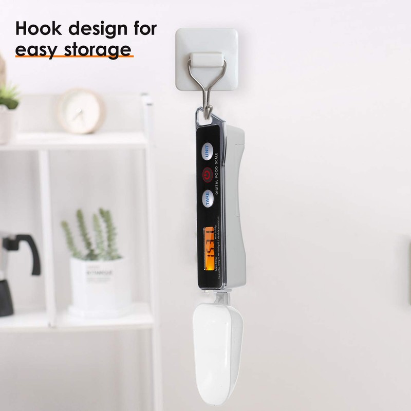 BSEWO Digital Measuring Spoon Scale, Electronic Kitchen Scale with Tare