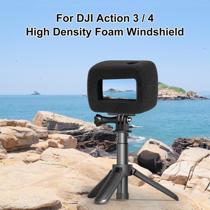 PULUZ Foam Windscreen Housing for DJI Osmo Action 4/3, Foam
