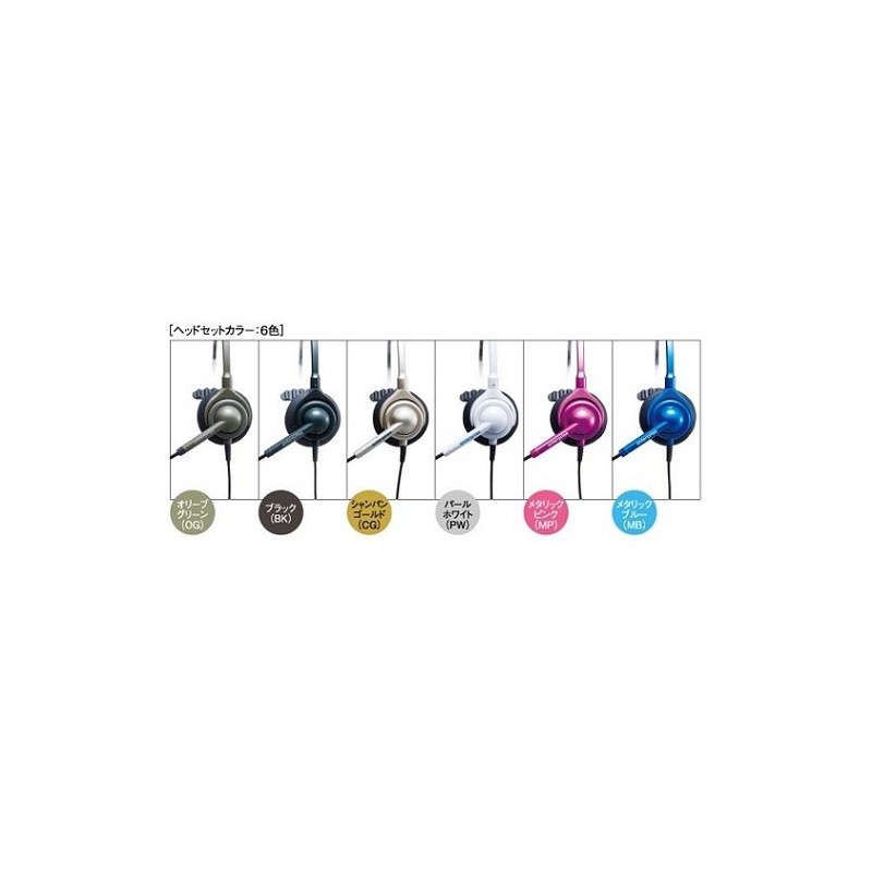 Nagatsuka Telephone Industrial Headset Microphone Medium Sensitivity Type (CG) Champagne
