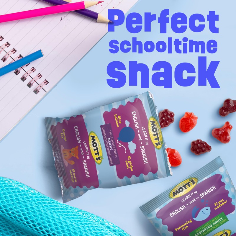 Mott's Fruit Flavored Snacks, Berry and Assorted Fruit, Gluten Free