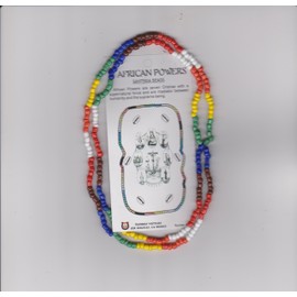 7 AFRICAN POWERS SANTERIA BEAD 30 inch NECKLACE